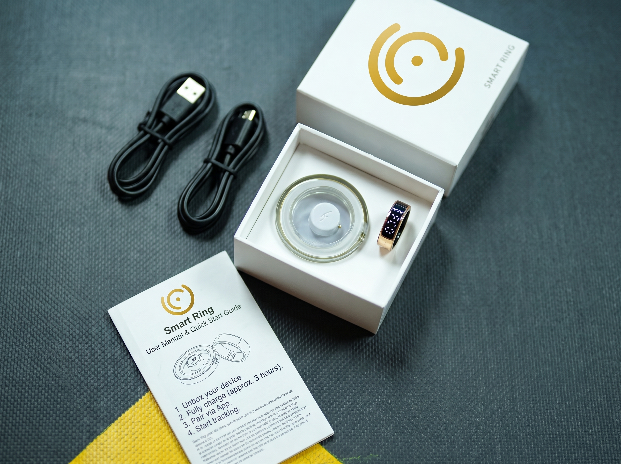 Complete GridsGear R1 Smart Ring Unboxing Kit